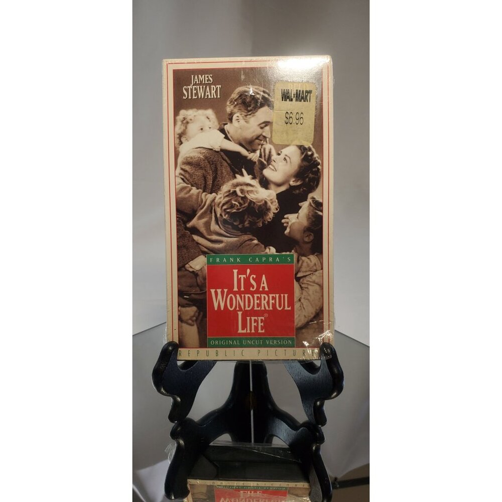 It's A Wonderful Life James Stewart VHS Tape Frank Capra Original Uncut Version